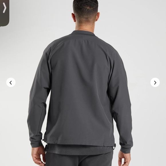 Gymshark Men’s Onyx Gray Studio Jacket - Picture 4 of 8
